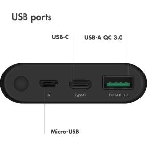 Power Bank 10000 mAh — Imoshion  — Black