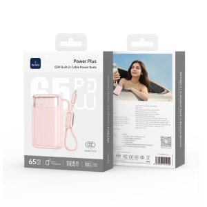 Power Bank 12000 mAh | 65W — WiWU T132 — White