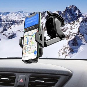 Car Holder Hoco CA76 Touareg one-touch center console — Black