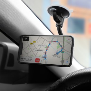 Car Holder Hoco CA55 Astute series windshield — black＆gray