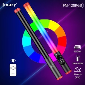 Лампа LED видео Handheld Fill Light Stick Jmary FM-128RGB