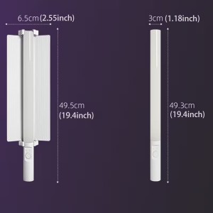 Лампа LED видео Handheld Fill Light Stick Jmary MJ-27 RGB 37 cm