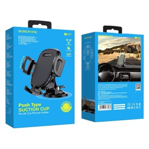 Car Holder Borofone BH37 Route push type suction cup car holder
