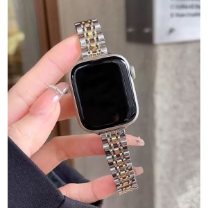 Ремінець 5 Bead Apple Watch 42 mm 44 mm 45 mm 49 mm Silver&Gold