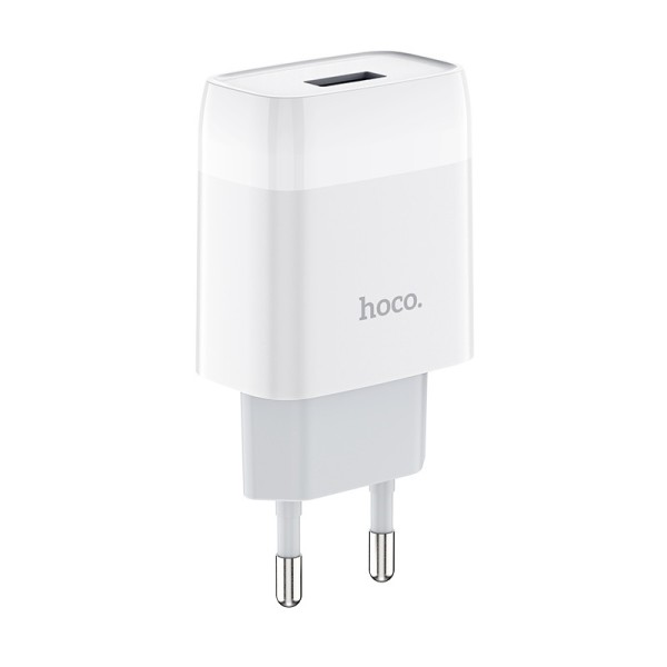 Home Charger 2.1A 1U Hoco C72A — White